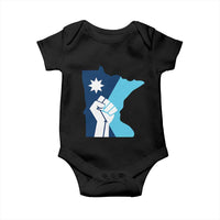 Minnesota Strong Fist Power Graphic Baby Onesie Social Justice Solidarity