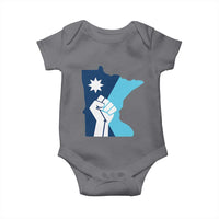 Minnesota Strong Fist Power Graphic Baby Onesie Social Justice Solidarity