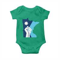 Minnesota Strong Fist Power Graphic Baby Onesie Social Justice Solidarity