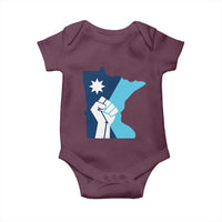 Minnesota Strong Fist Power Graphic Baby Onesie Social Justice Solidarity