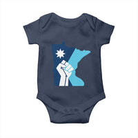 Minnesota Strong Fist Power Graphic Baby Onesie Social Justice Solidarity