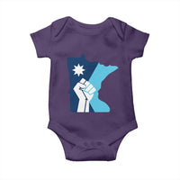 Minnesota Strong Fist Power Graphic Baby Onesie Social Justice Solidarity