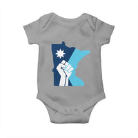 Minnesota Strong Fist Power Graphic Baby Onesie Social Justice Solidarity