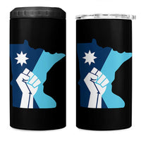 Minnesota Strong Fist Power Graphic 4 in 1 Can Cooler Tumbler Social Justice Solidarity