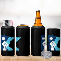 Minnesota Strong Fist Power Graphic 4 in 1 Can Cooler Tumbler Social Justice Solidarity