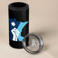 Minnesota Strong Fist Power Graphic 4 in 1 Can Cooler Tumbler Social Justice Solidarity