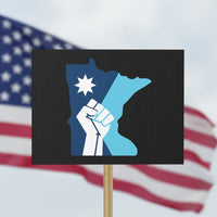 Minnesota Strong Fist Power Graphic Protest Sign Social Justice Solidarity