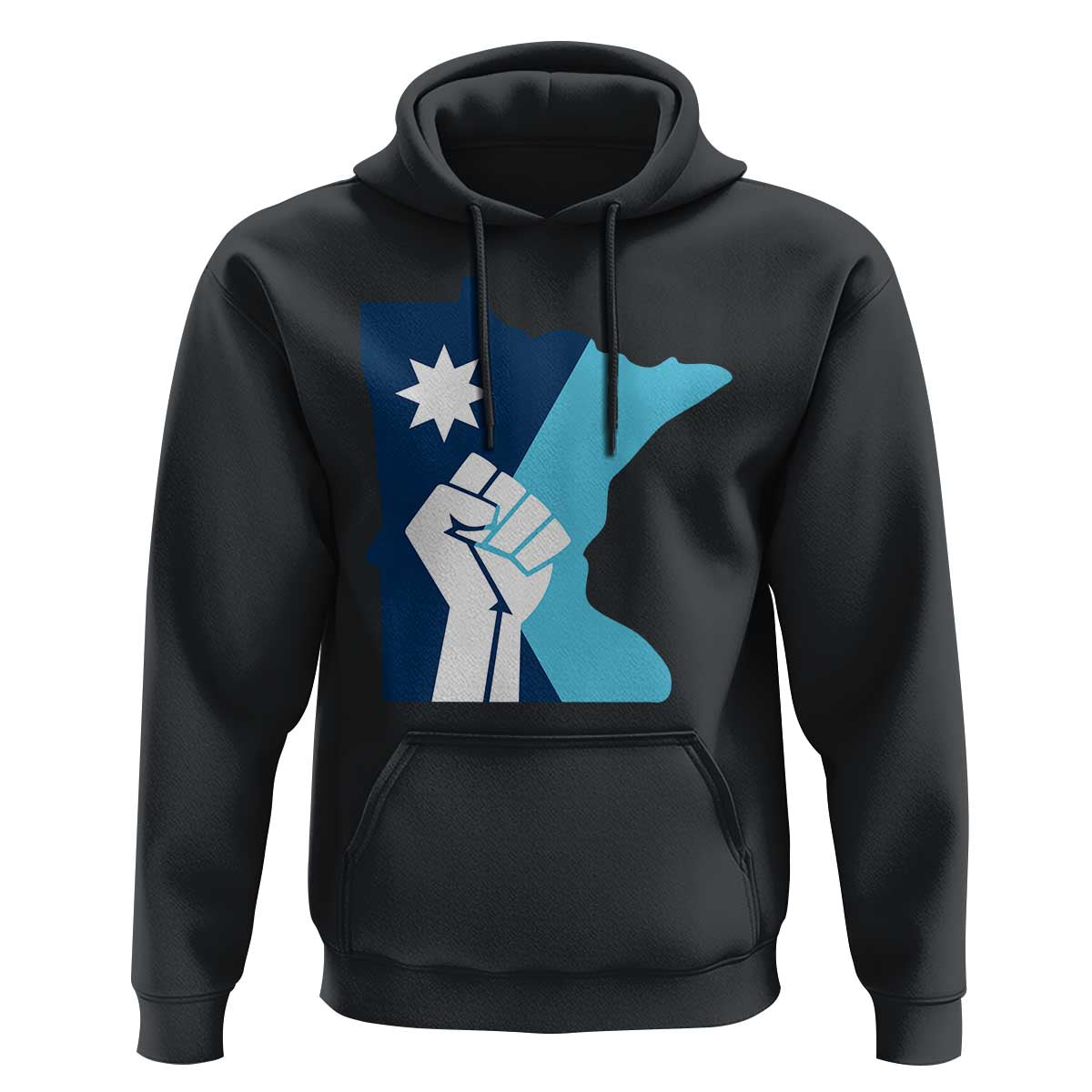 Minnesota Strong Fist Power Graphic Hoodie Social Justice Solidarity