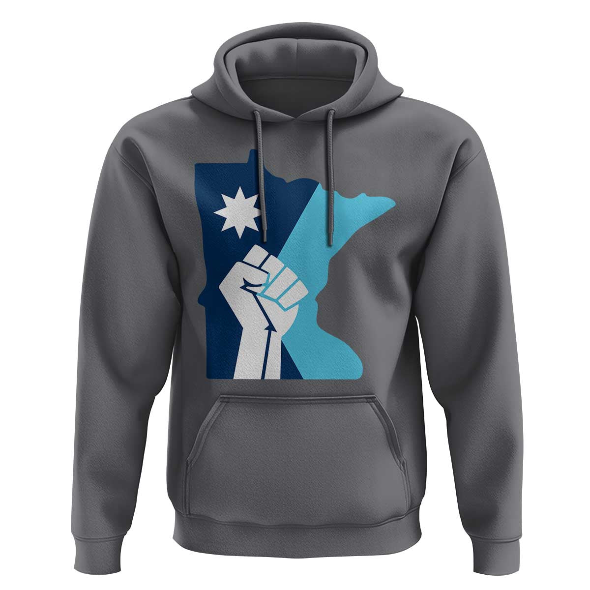 Minnesota Strong Fist Power Graphic Hoodie Social Justice Solidarity