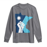 Minnesota Strong Fist Power Graphic Long Sleeve Shirt Social Justice Solidarity