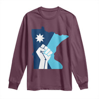 Minnesota Strong Fist Power Graphic Long Sleeve Shirt Social Justice Solidarity
