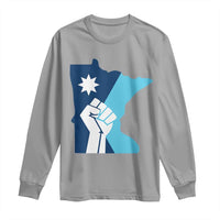 Minnesota Strong Fist Power Graphic Long Sleeve Shirt Social Justice Solidarity