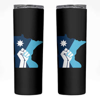 Minnesota Strong Fist Power Graphic Skinny Tumbler Social Justice Solidarity
