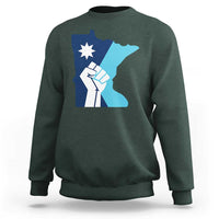 Minnesota Strong Fist Power Graphic Sweatshirt Social Justice Solidarity