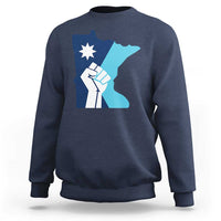 Minnesota Strong Fist Power Graphic Sweatshirt Social Justice Solidarity