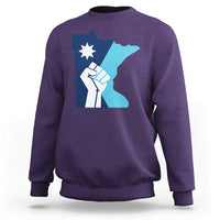 Minnesota Strong Fist Power Graphic Sweatshirt Social Justice Solidarity