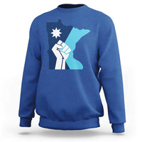 Minnesota Strong Fist Power Graphic Sweatshirt Social Justice Solidarity