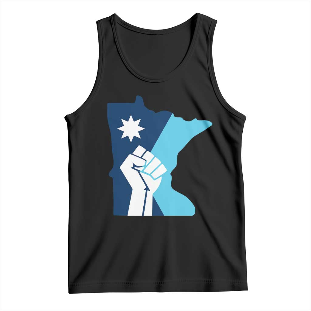 Minnesota Strong Fist Power Graphic Tank Top Social Justice Solidarity