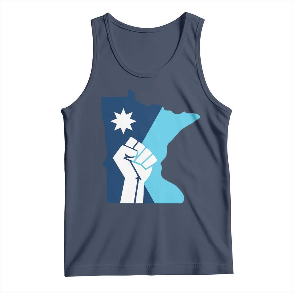 Minnesota Strong Fist Power Graphic Tank Top Social Justice Solidarity