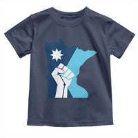 Minnesota Strong Fist Power Graphic Toddler T Shirt Social Justice Solidarity
