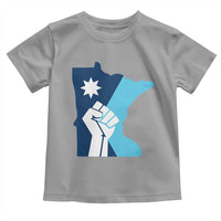 Minnesota Strong Fist Power Graphic Toddler T Shirt Social Justice Solidarity