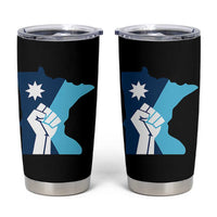 Minnesota Strong Fist Power Graphic Tumbler Cup Social Justice Solidarity