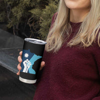 Minnesota Strong Fist Power Graphic Tumbler Cup Social Justice Solidarity