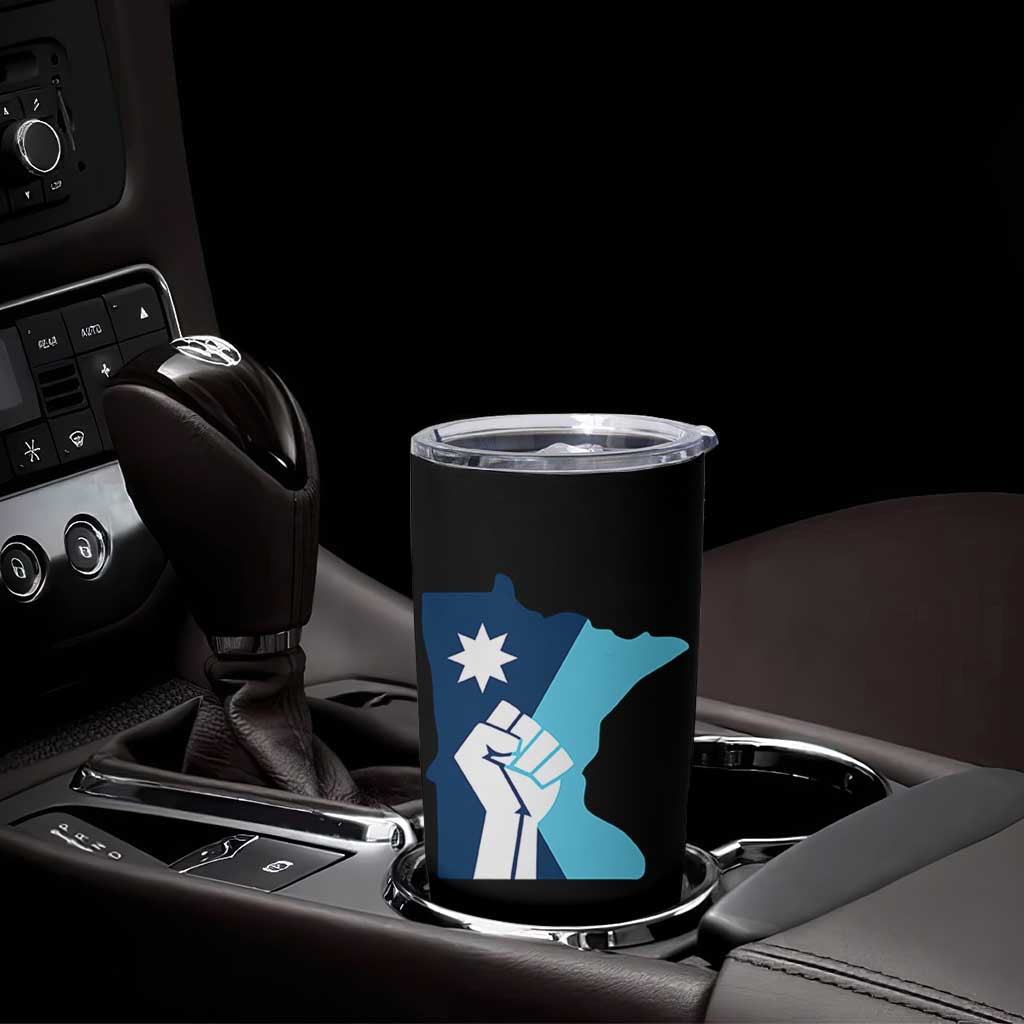 Minnesota Strong Fist Power Graphic Tumbler Cup Social Justice Solidarity