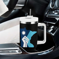 Minnesota Strong Fist Power Graphic Tumbler With Handle Social Justice Solidarity