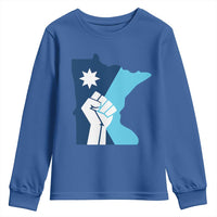 Minnesota Strong Fist Power Graphic Youth Sweatshirt Social Justice Solidarity
