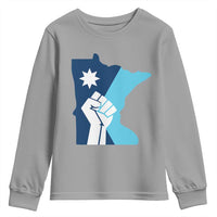 Minnesota Strong Fist Power Graphic Youth Sweatshirt Social Justice Solidarity