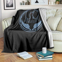 Minnesota Resist Loon Rebellion Emblem Throw Blanket
