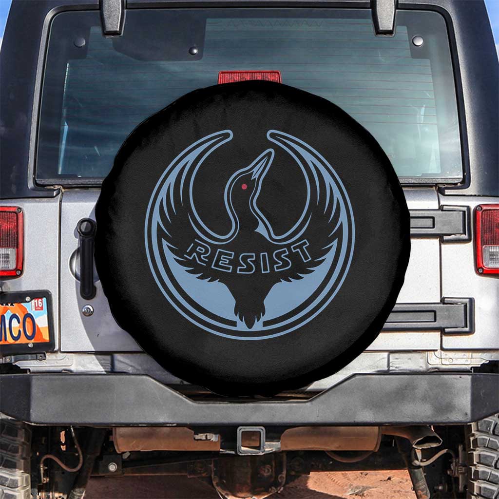 Minnesota Resist Loon Rebellion Emblem Spare Tire Cover