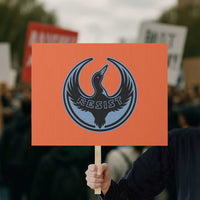 Minnesota Resist Loon Rebellion Emblem Protest Sign