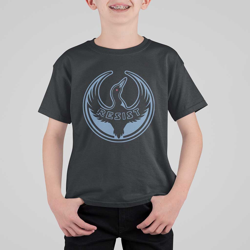 Minnesota Resist Loon Rebellion Emblem T Shirt For Kid