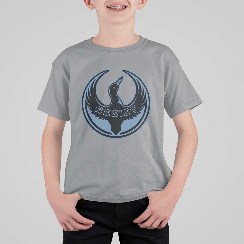 Minnesota Resist Loon Rebellion Emblem T Shirt For Kid