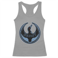 Minnesota Resist Loon Rebellion Emblem Racerback Tank Top