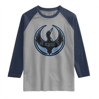 Minnesota Resist Loon Rebellion Emblem Raglan Shirt