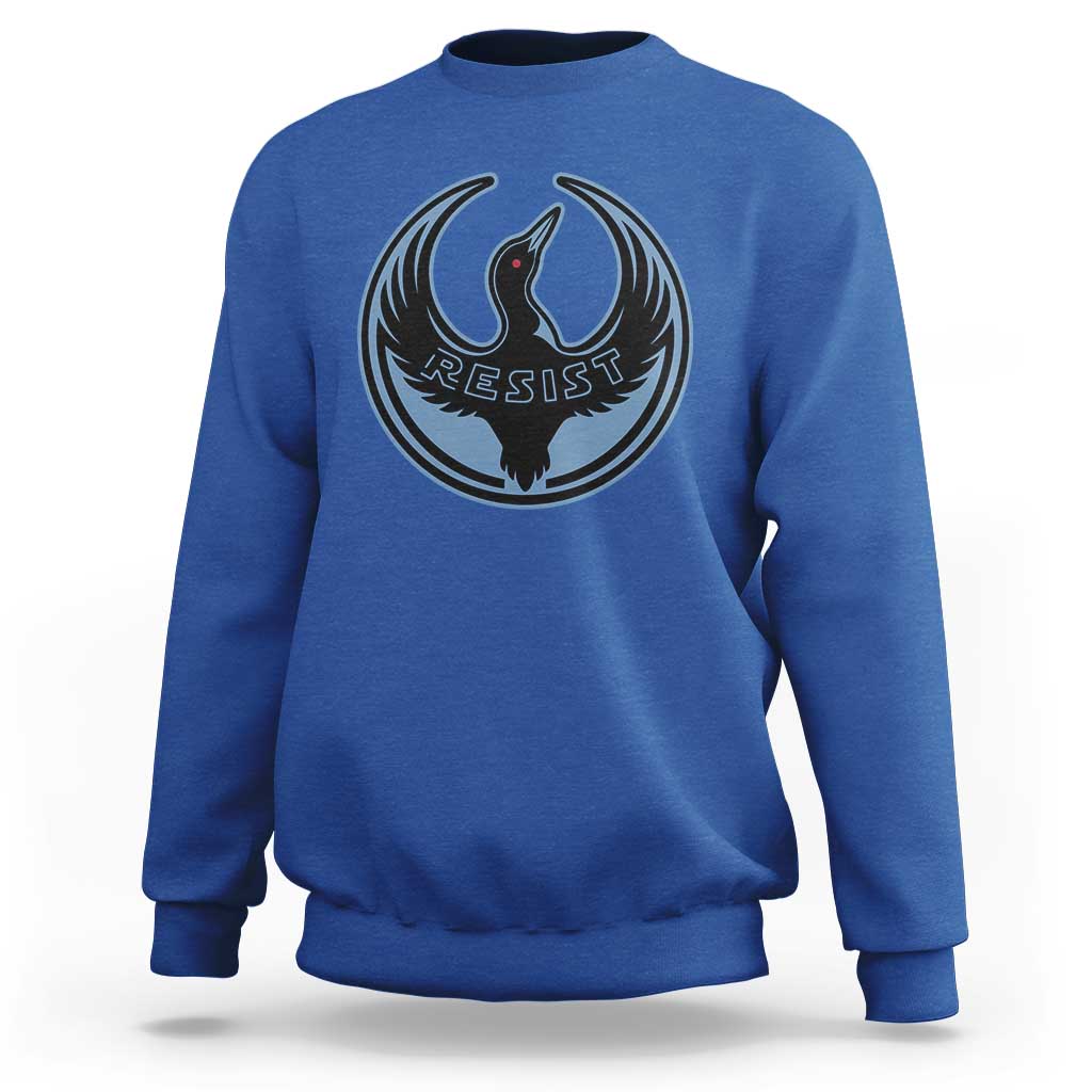 Minnesota Resist Loon Rebellion Emblem Sweatshirt