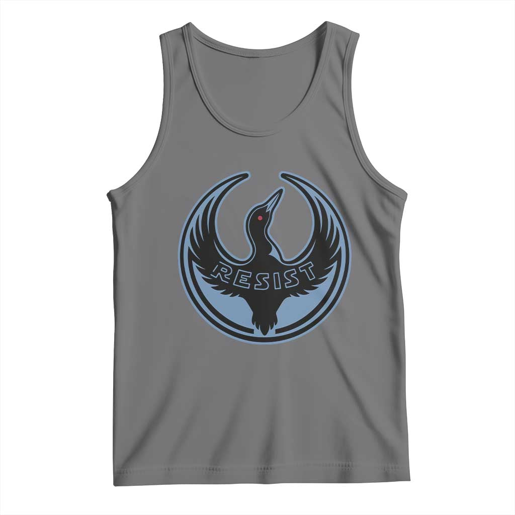 Minnesota Resist Loon Rebellion Emblem Tank Top