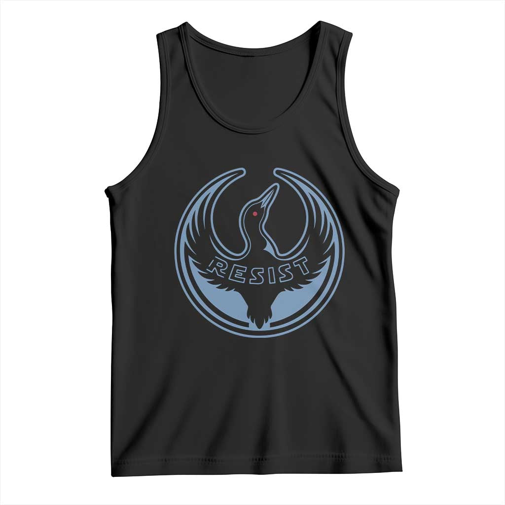 Minnesota Resist Loon Rebellion Emblem Tank Top