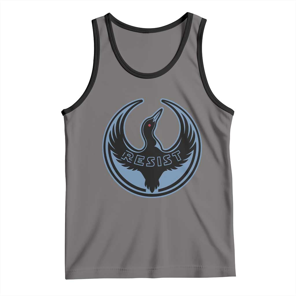 Minnesota Resist Loon Rebellion Emblem Tank Top