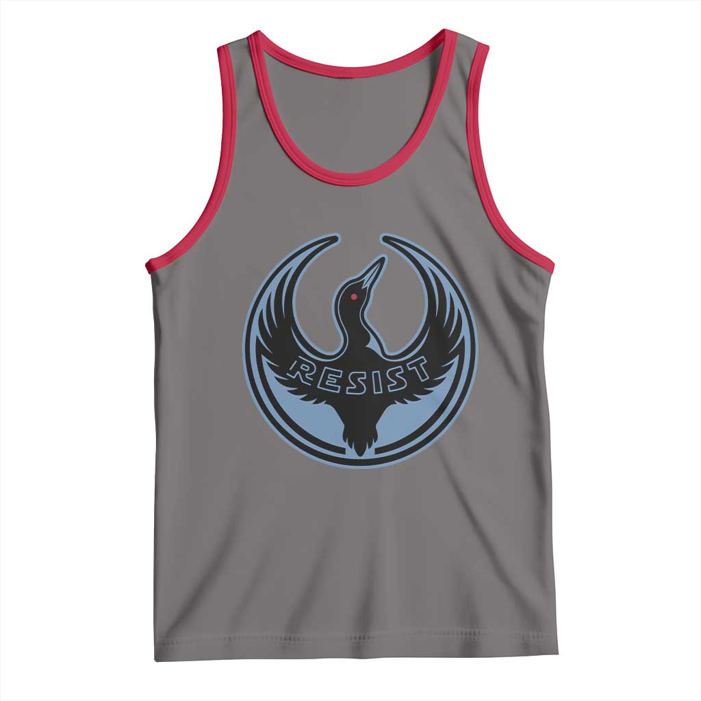 Minnesota Resist Loon Rebellion Emblem Tank Top