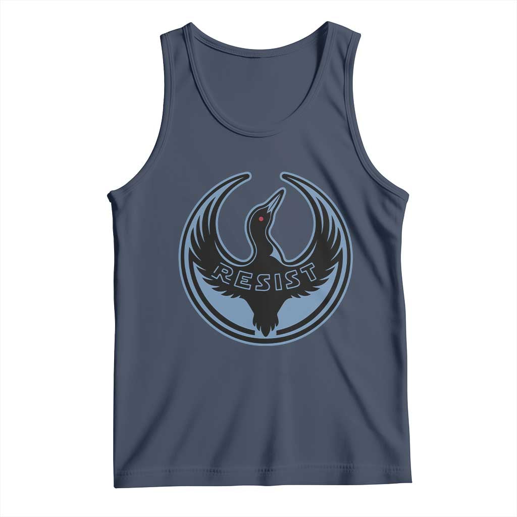 Minnesota Resist Loon Rebellion Emblem Tank Top