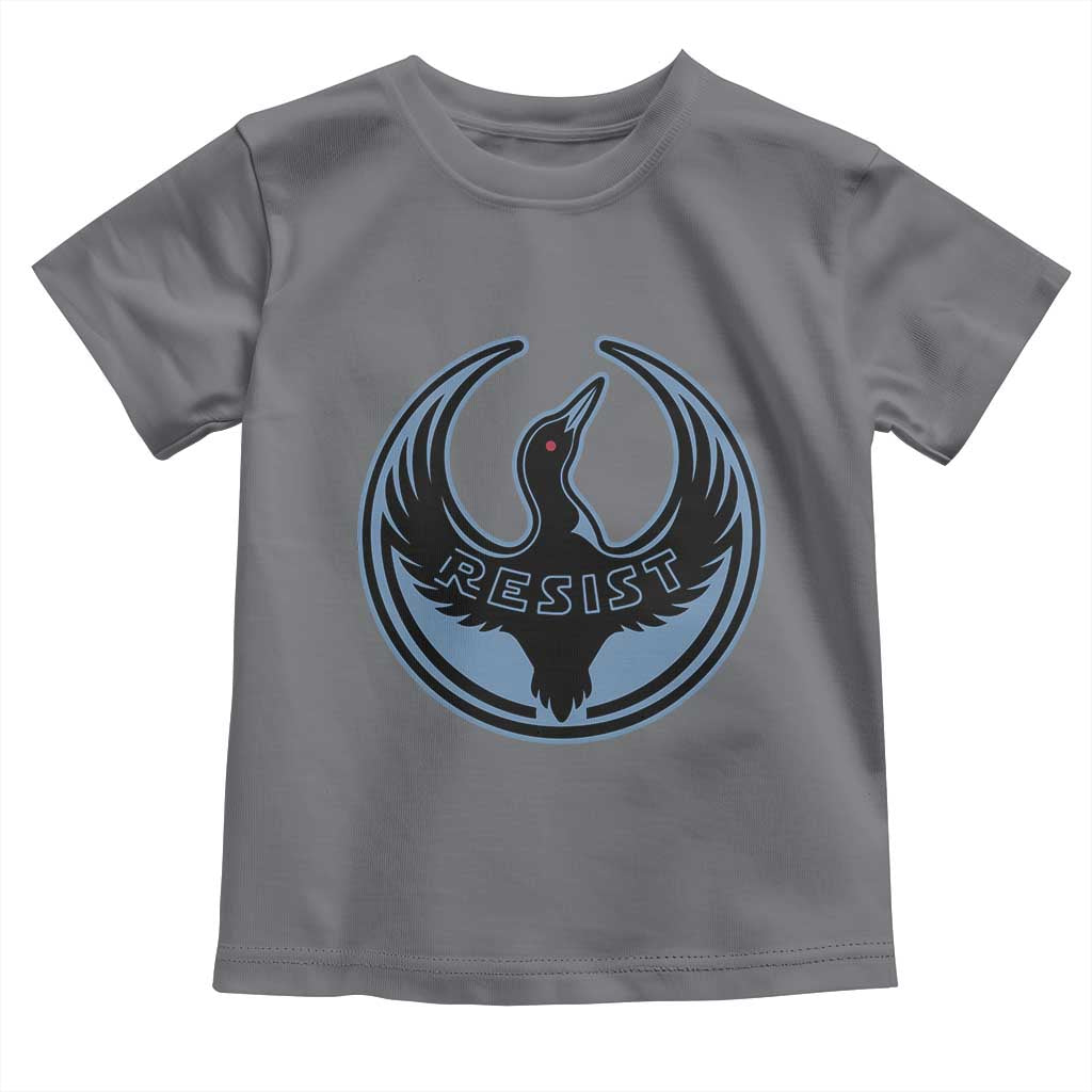 Minnesota Resist Loon Rebellion Emblem Toddler T Shirt