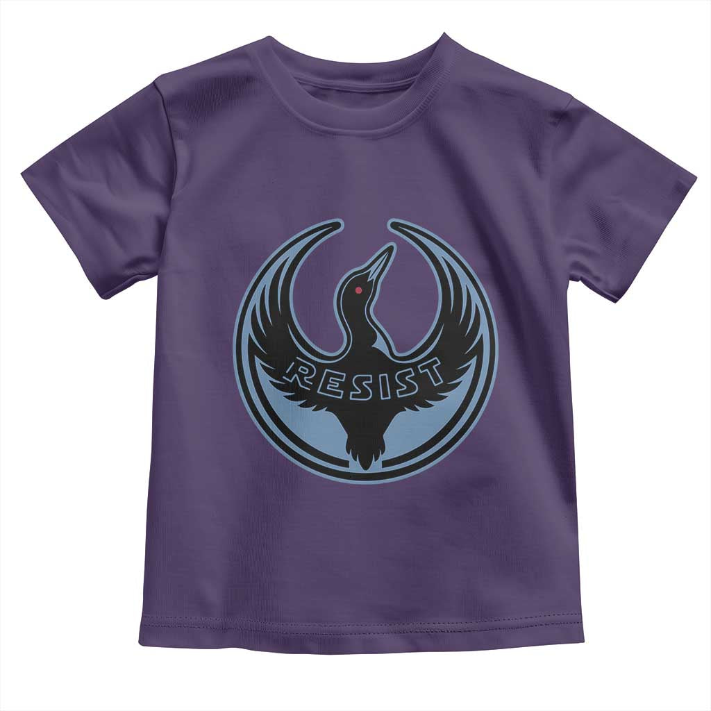 Minnesota Resist Loon Rebellion Emblem Toddler T Shirt