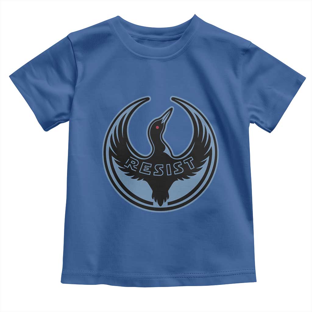 Minnesota Resist Loon Rebellion Emblem Toddler T Shirt