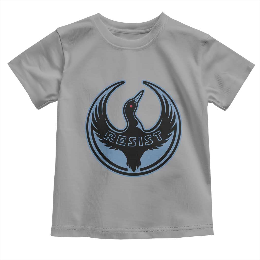 Minnesota Resist Loon Rebellion Emblem Toddler T Shirt
