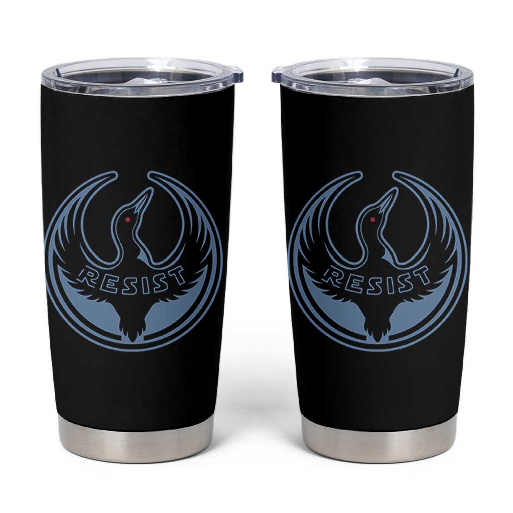 Minnesota Resist Loon Rebellion Emblem Tumbler Cup