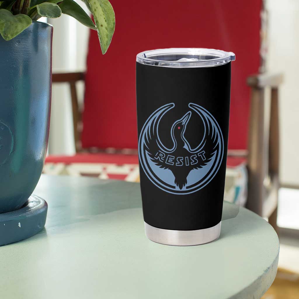 Minnesota Resist Loon Rebellion Emblem Tumbler Cup